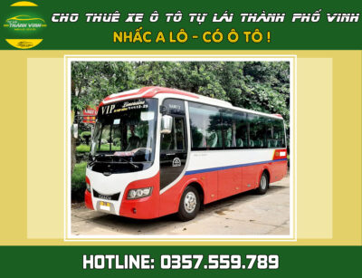 Cho thuê xe tự lái - có lái Isuzu Samco 29 chỗ mới ở Vinh, Nghệ An