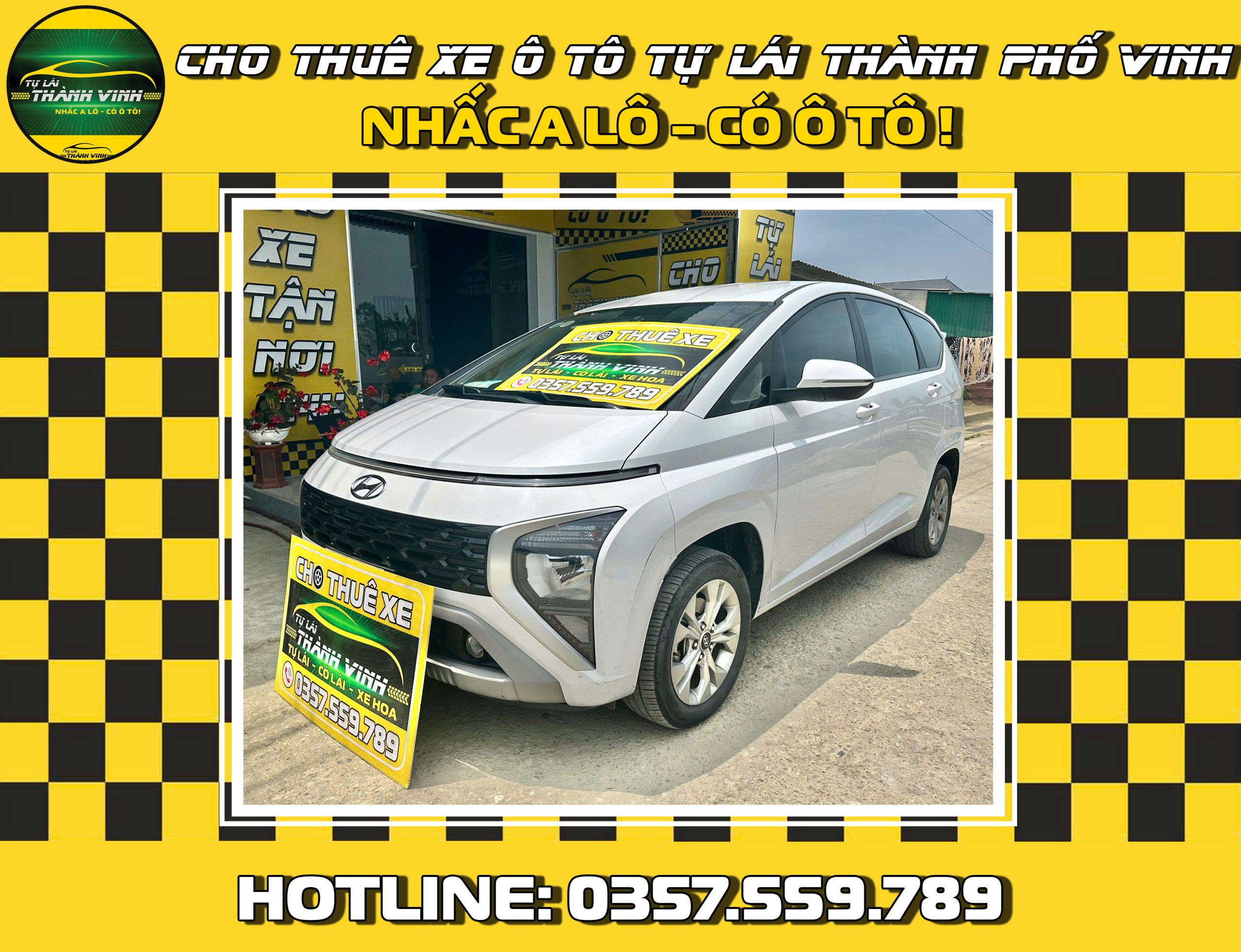 Cho thuê xe tự lái Hyundai Stargazer 7 chỗ ở Vinh, Nghệ An