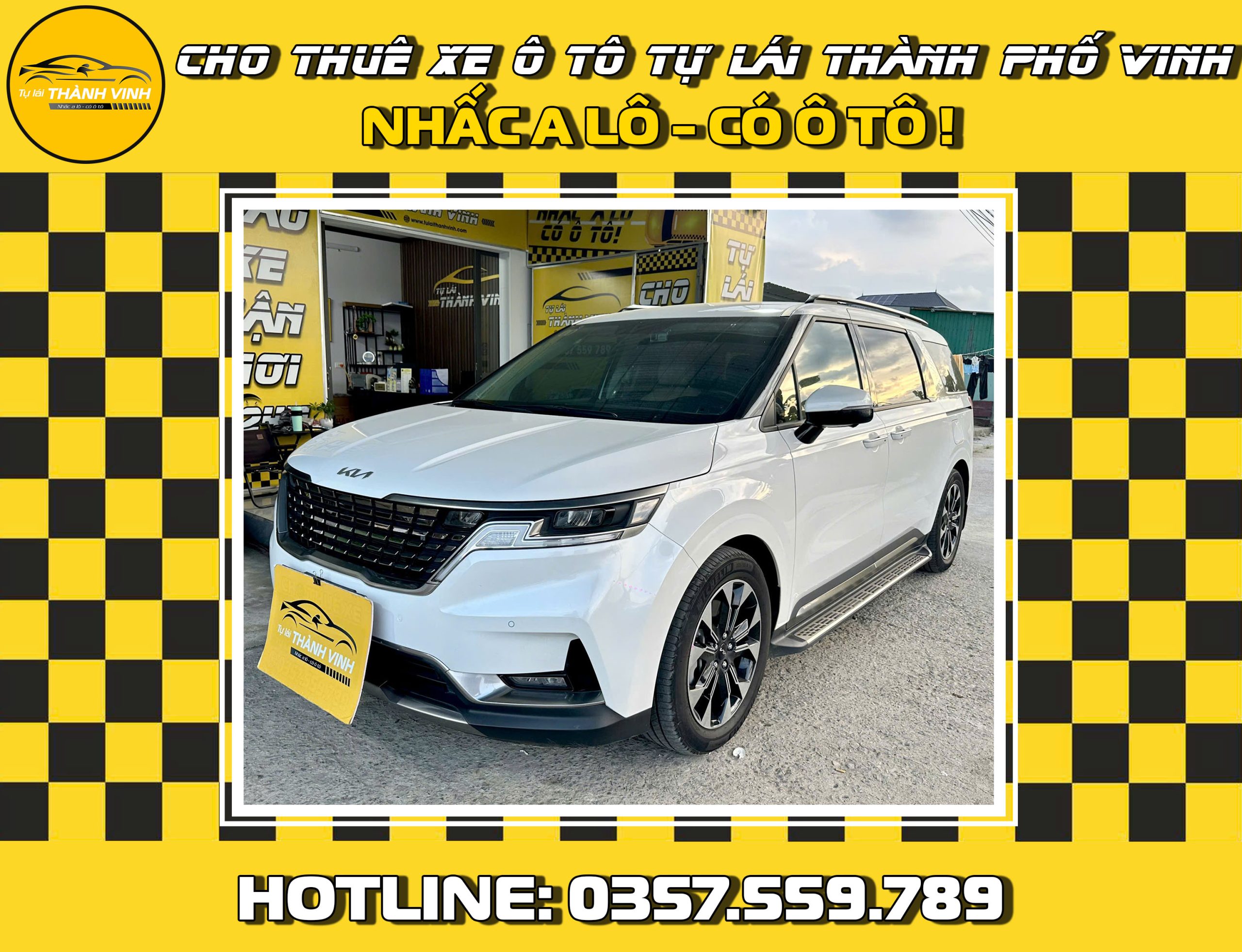 Cho thuê xe tự lái Kia Carnival 8 chỗ ở Vinh, Nghệ An