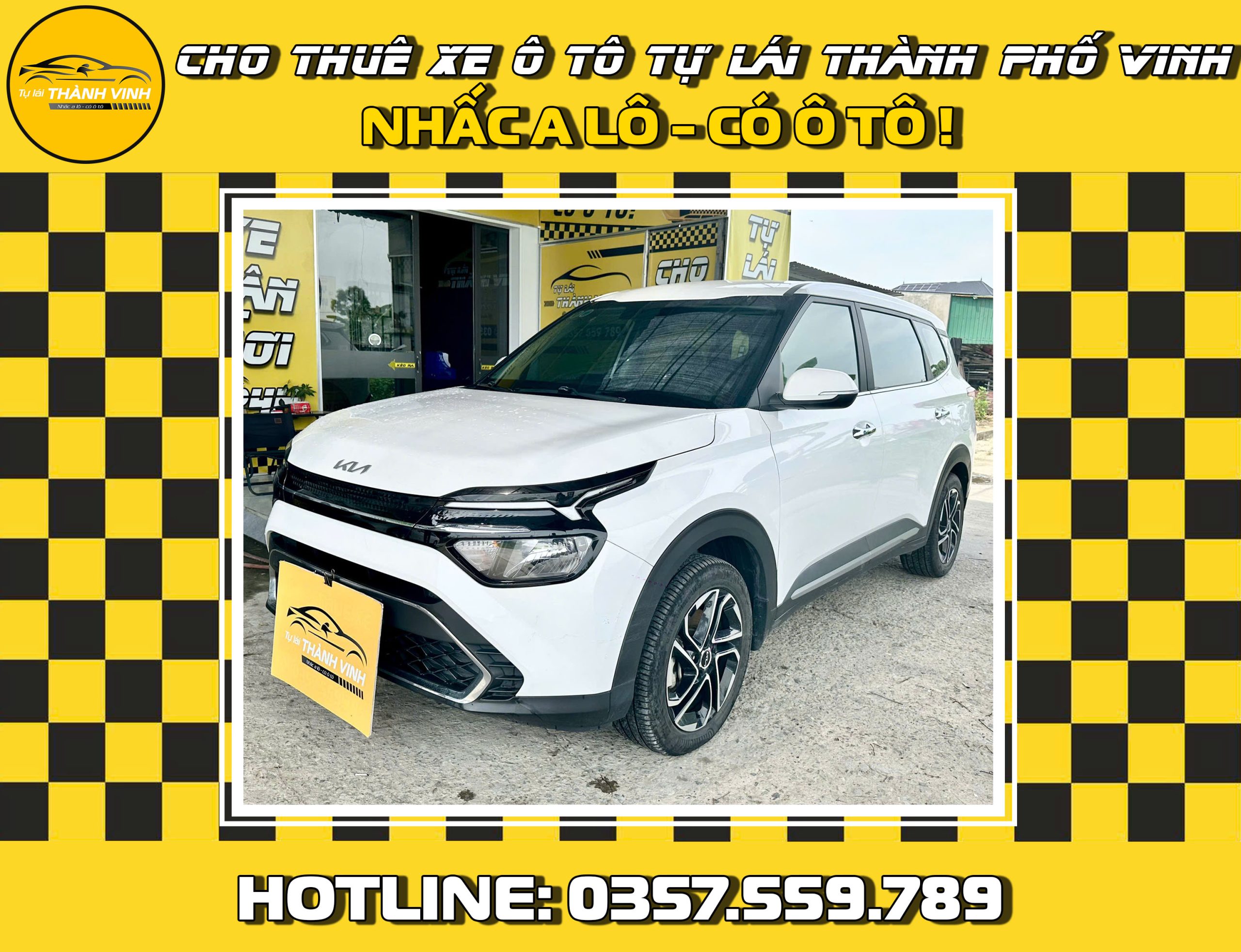 Cho thuê xe tự lái Kia Carens 7 chỗ ở Vinh, Nghệ An